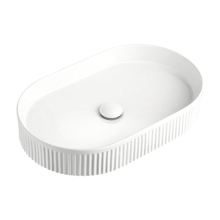 Eleanor Oval Above Counter Basin, Gloss White