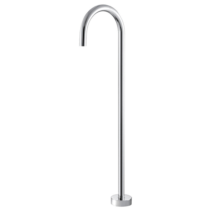 Isabella Floor Mounted Bath Outlet, Chrome