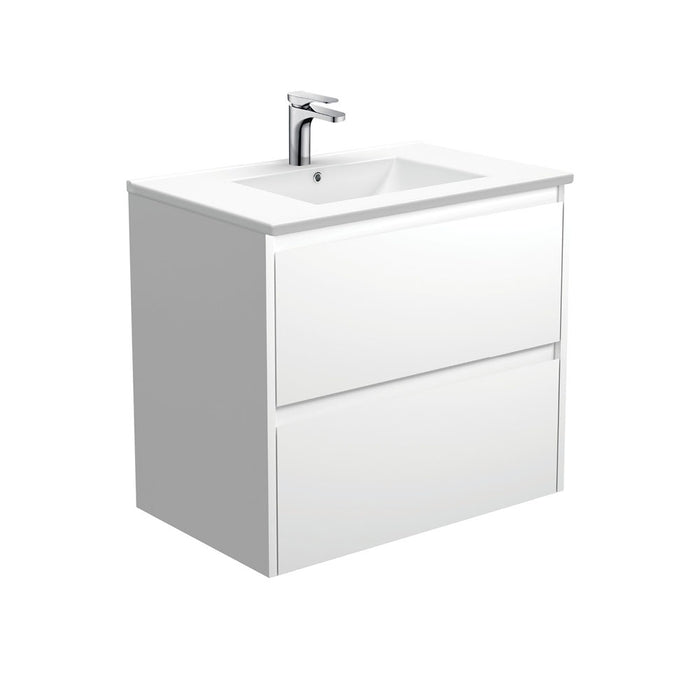 Dolce Amato Wall-Hung Vanity, Satin White