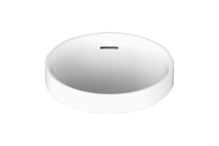 Luka Round Basin, Matte White