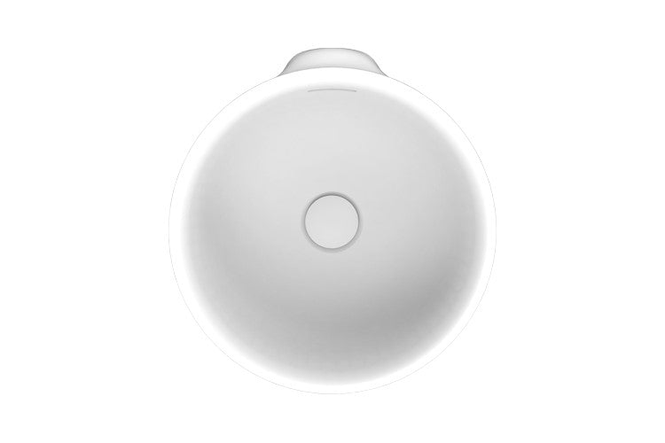 Luka Round Basin, Matte White