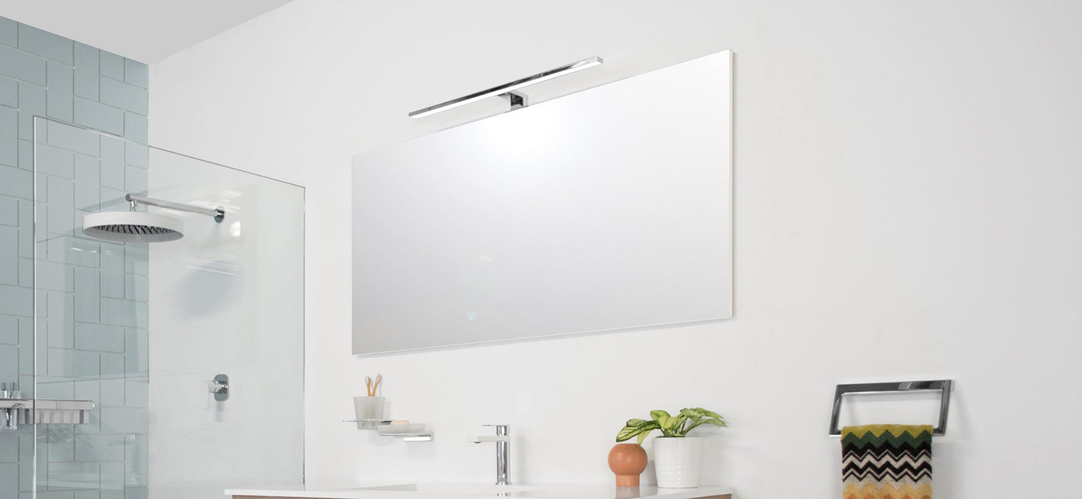 Daylight Mirror w/LED Chrome 1200 x 800