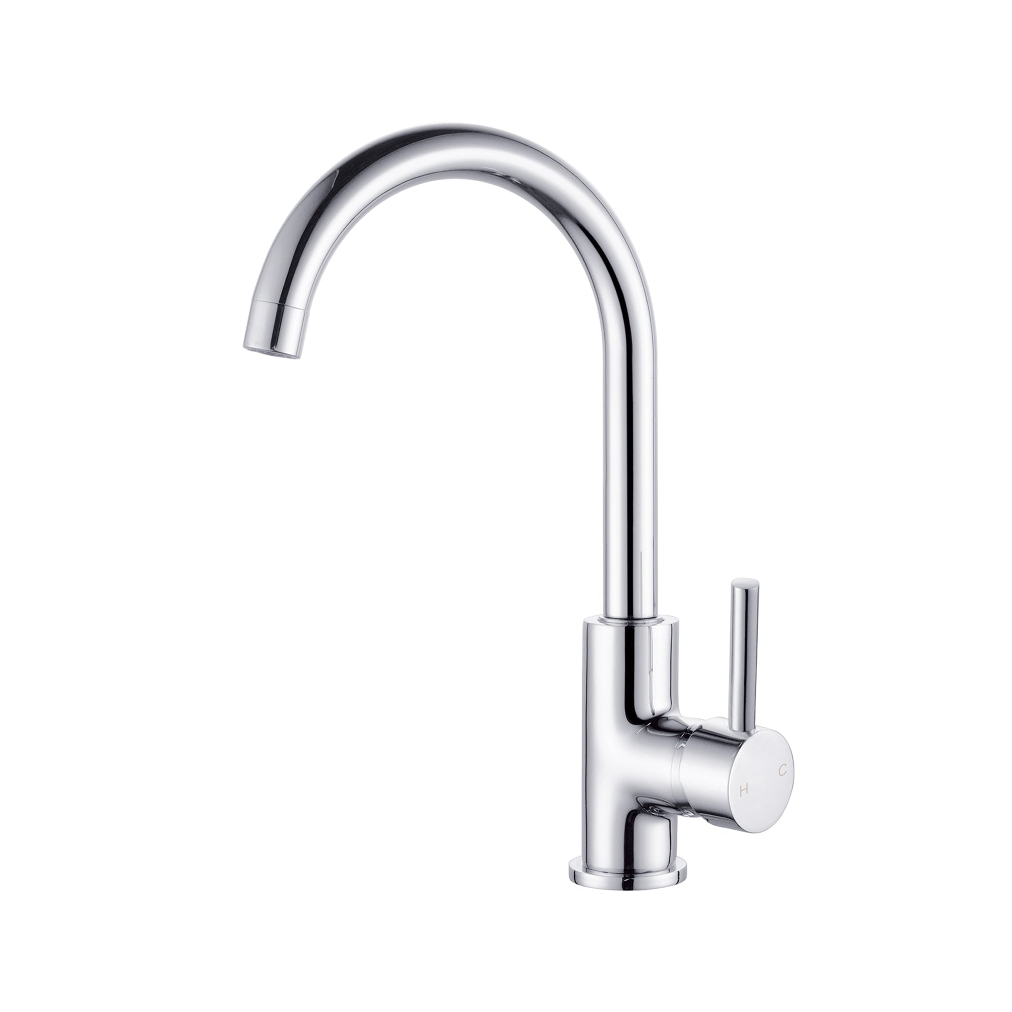 Dolce Kitchen Mixer Gooseneck, Chrome NR250807CH Nero Tradie Secret