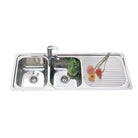 Double Bowl Sink R/H Drainer 567.30.100 Hafele Tradie Secret