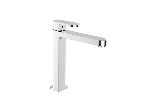 Ecco Tall Basin Mixer, Chrome NR301301aCH Nero Tradie Secret