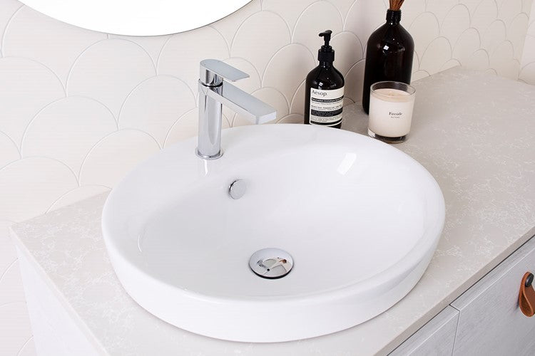 Eye, Semi-Inset Basin, Gloss White