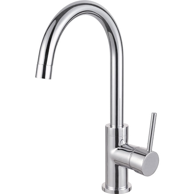 Isabella Gooseneck Sink Mixer, Chrome 213111 Fienza Tradie Secret