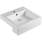 Jacinta Semi-Recessed Basin, Gloss White RB8050J Fienza Tradie Secret