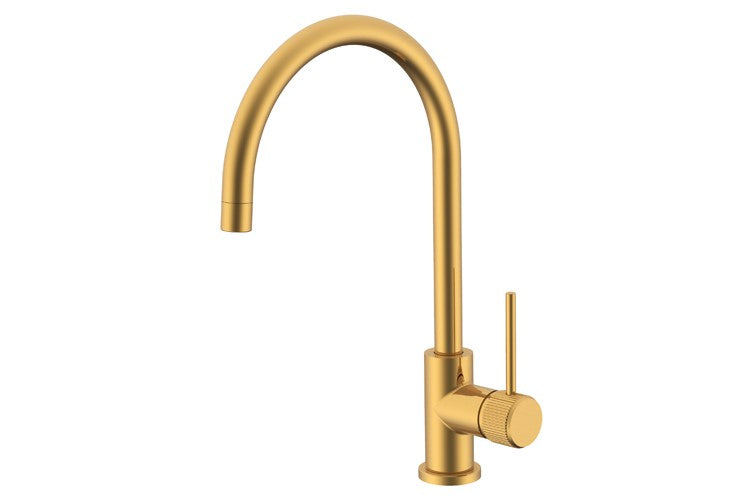 Soul Groove Sink Mixer, Brushed Brass
