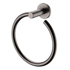 Kaya Hand Towel Ring, Gun Metal Grey 82802GM Fienza Tradie Secret