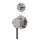 Kaya Shower/Bath Mixer with Diverter, Brushed Nickel 228102BN-4 Fienza  