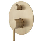 Kaya Shower/Bath Wall Mixer with Diverter, Urban Brass 228102UB Fienza Tradie Secret