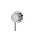 Kaya Wall Mixer, Small Round Plate, Chrome 228101 Fienza Tradie Secret