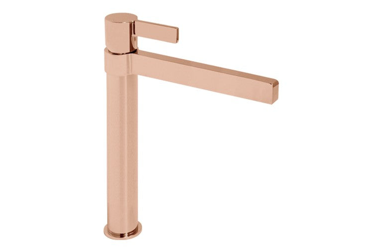 Martini Extended Basin Mixer, Polished Rose Gold