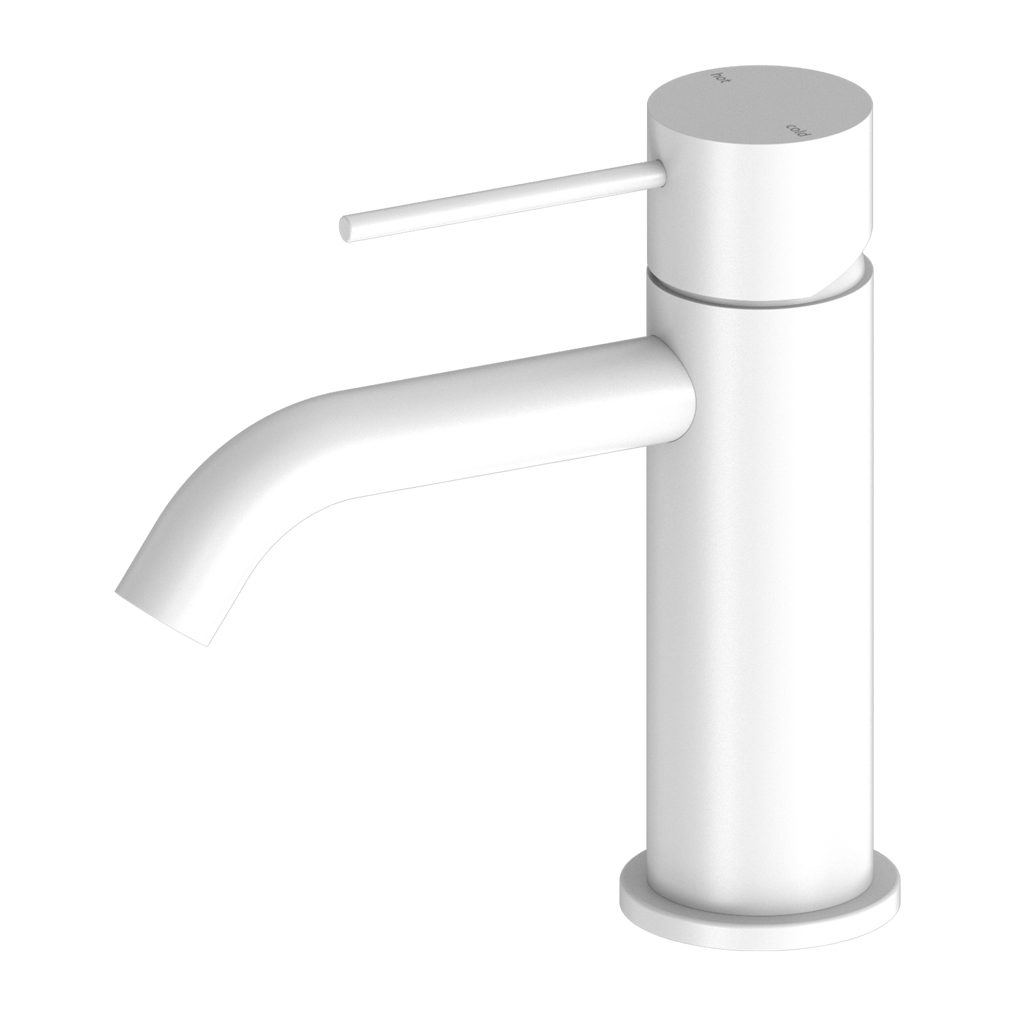 Mecca Basin Mixer, Matte White NR221901MW Nero Tradie Secret