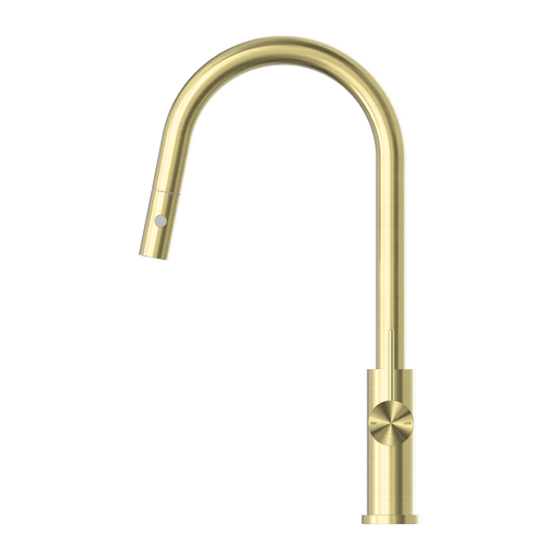 Mecca Pull Out Sink Mixer, Brushed Gold NR221908BG Nero Tradie Secret