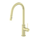 Mecca Pull Out Sink Mixer, Brushed Gold NR221908BG Nero Tradie Secret