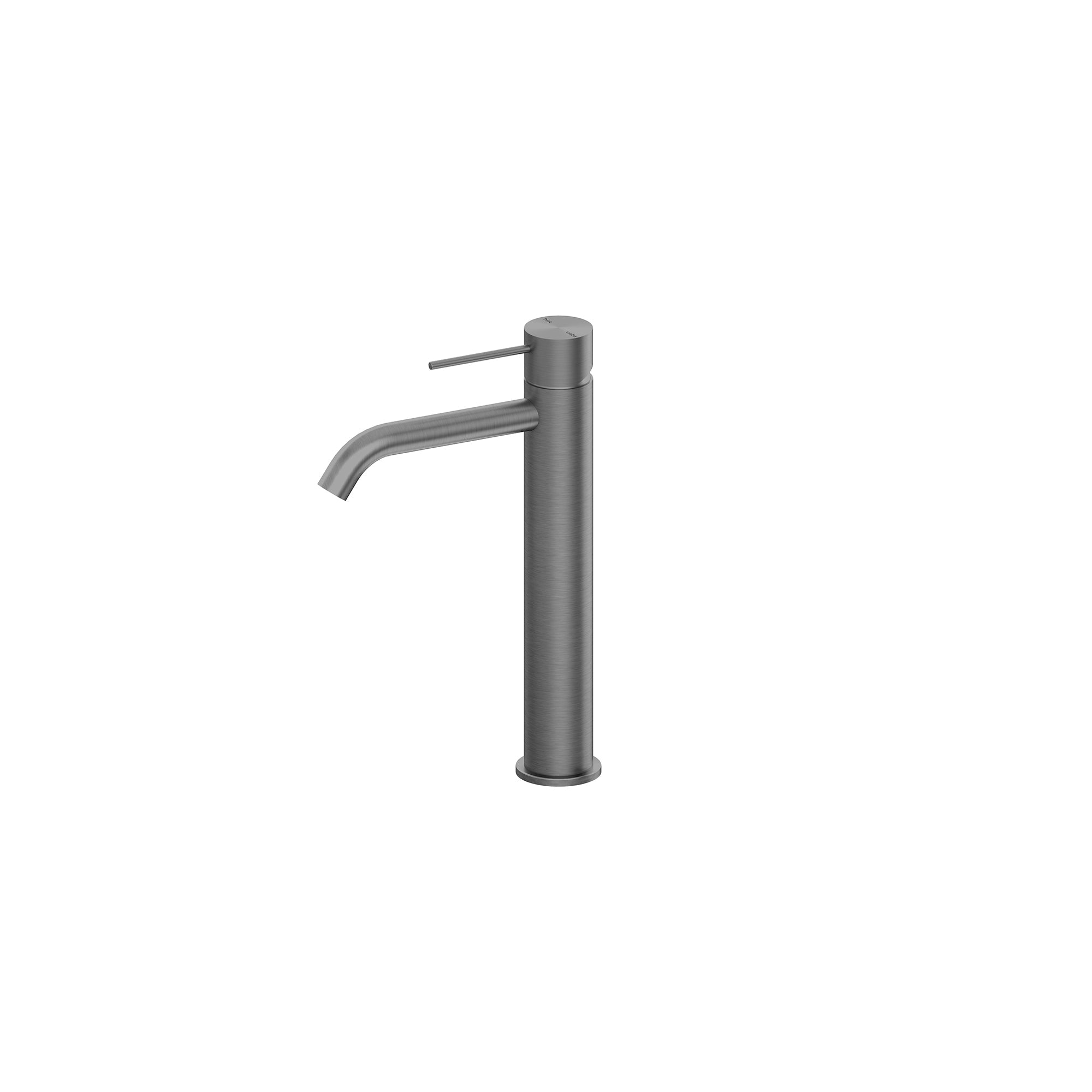 Mecca Tall Basin Mixer, Gun Metal Grey NR221901aGM Nero Tradie Secret