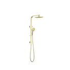 Mecca Twin Shower Set, Brushed Gold NR250805cBG Nero Tradie Secret