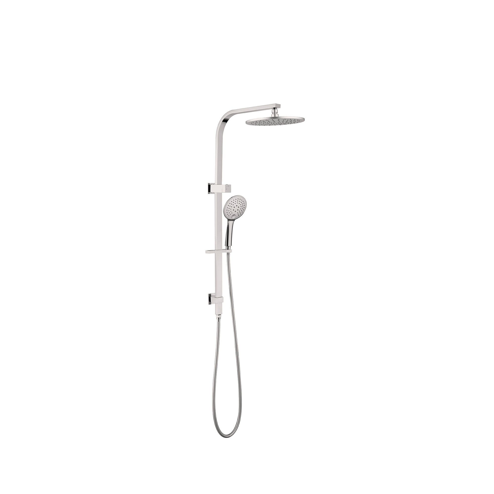 Mecca Twin Shower Set, Brushed Nickel NR250805cBN Nero  