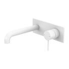 Mecca Wall Basin Mixer 160mm Handle Down, Matte White NR221907a160MW Nero Tradie Secret