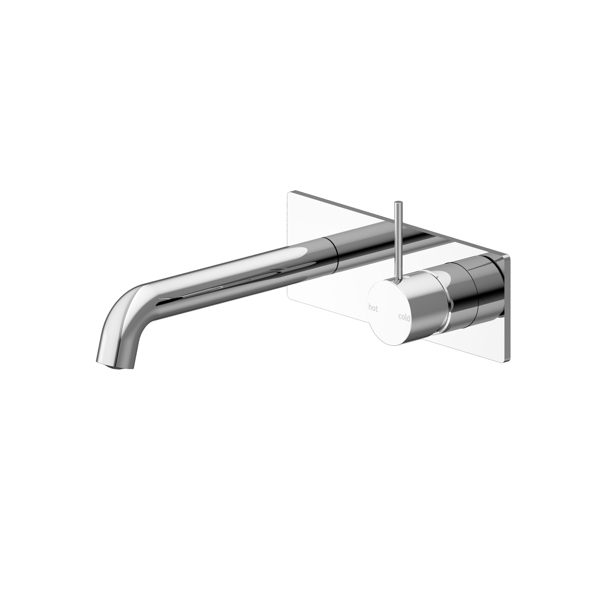 Mecca Wall Basin Mixer 160mm Handle Up, Chrome NR221907b160CH Nero Tradie Secret