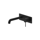 Mecca Wall Basin Mixer 160mm, Matte Black NR221907a160MB Nero  