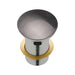 Metal Cap Pop-Up Waste, 32mm with Overflow, Gun Metal WAS58GM Fienza Tradie Secret