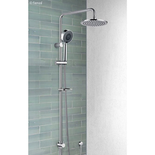 Michelle Twin Shower Set w/ Soap Basket, Chrome 455101A Fienza Tradie Secret