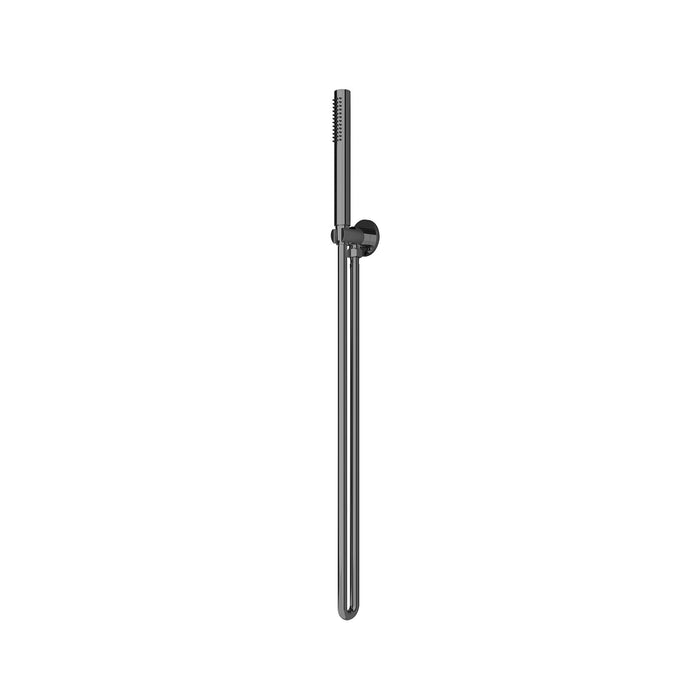 Nero Round Hand Shower on Bracket, Gun Metal Grey