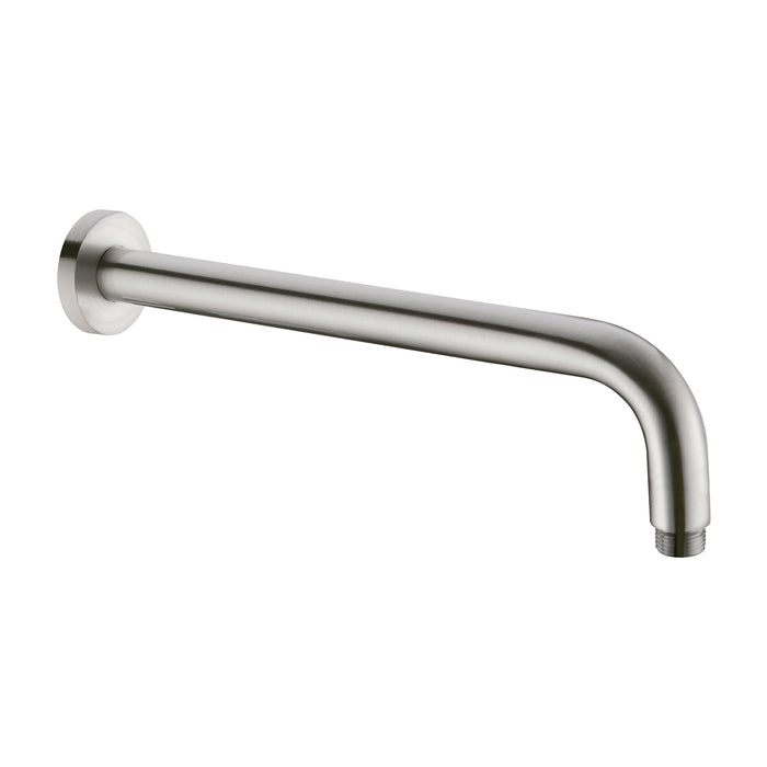 Nero Round Shower Arm, Brushed Nickel