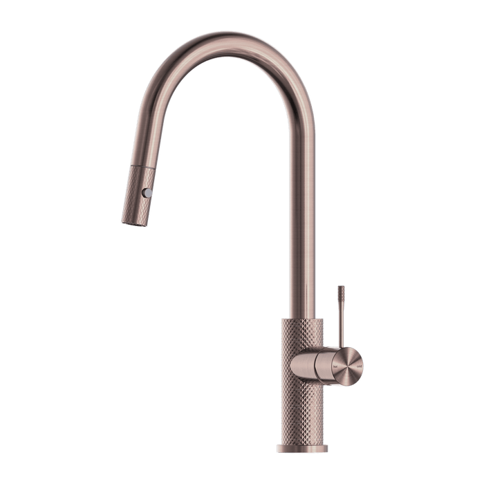 Opal Pull Out Sink Mixer, Brushed Bronze