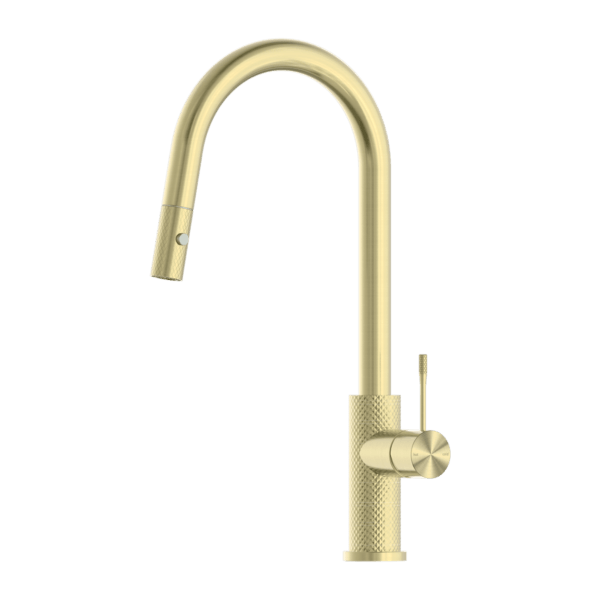 Opal Pull Out Sink Mixer, Brushed Gold