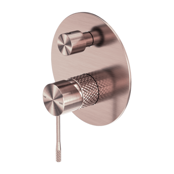 Opal Shower Mixer w/ Diverter, Brushed Bronze