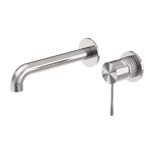 Opal Wall Basin/Bath Mixer, Brushed Nickel NR251907bBN Nero  