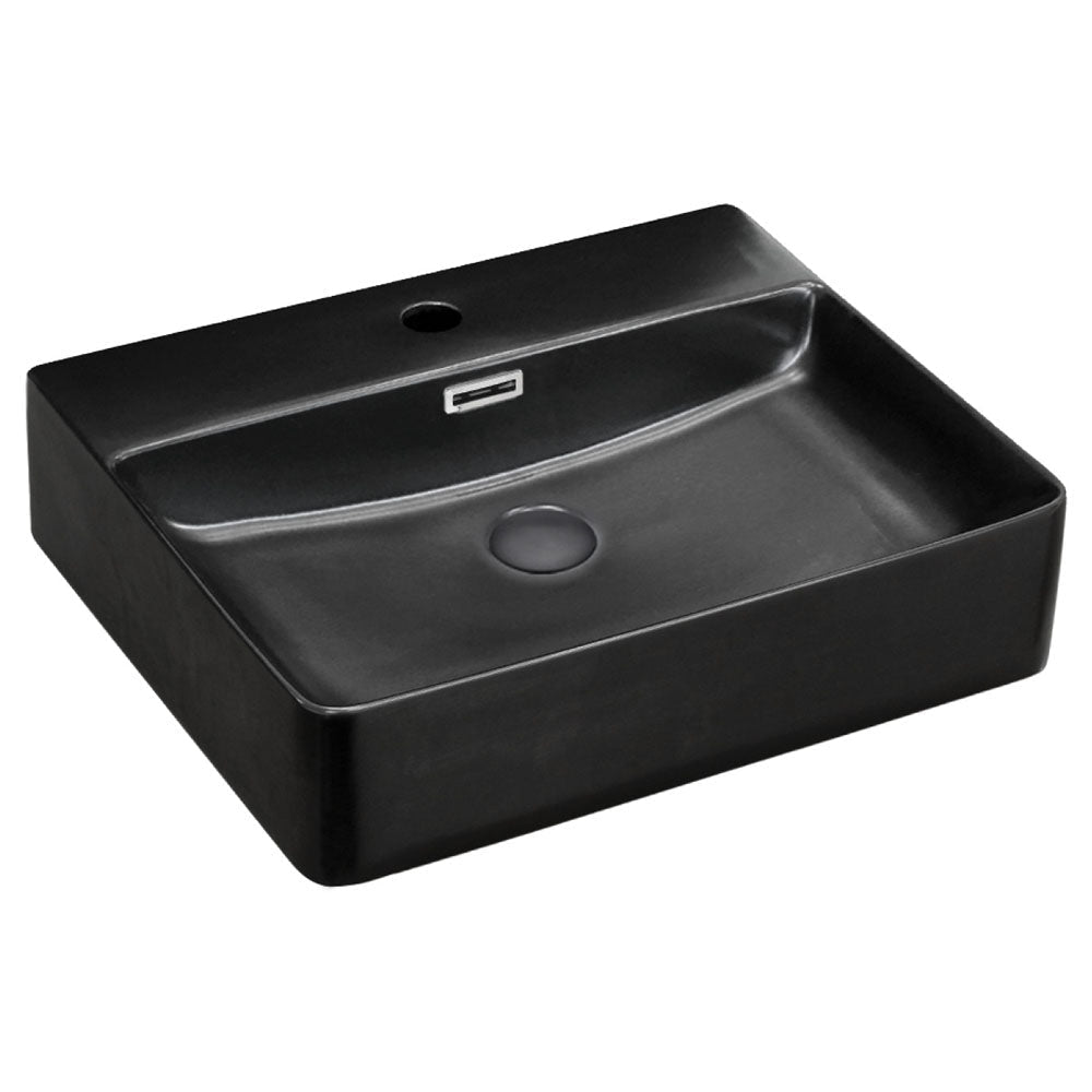 Petra Above Counter Basin, Matte Black RB2173B Fienza  