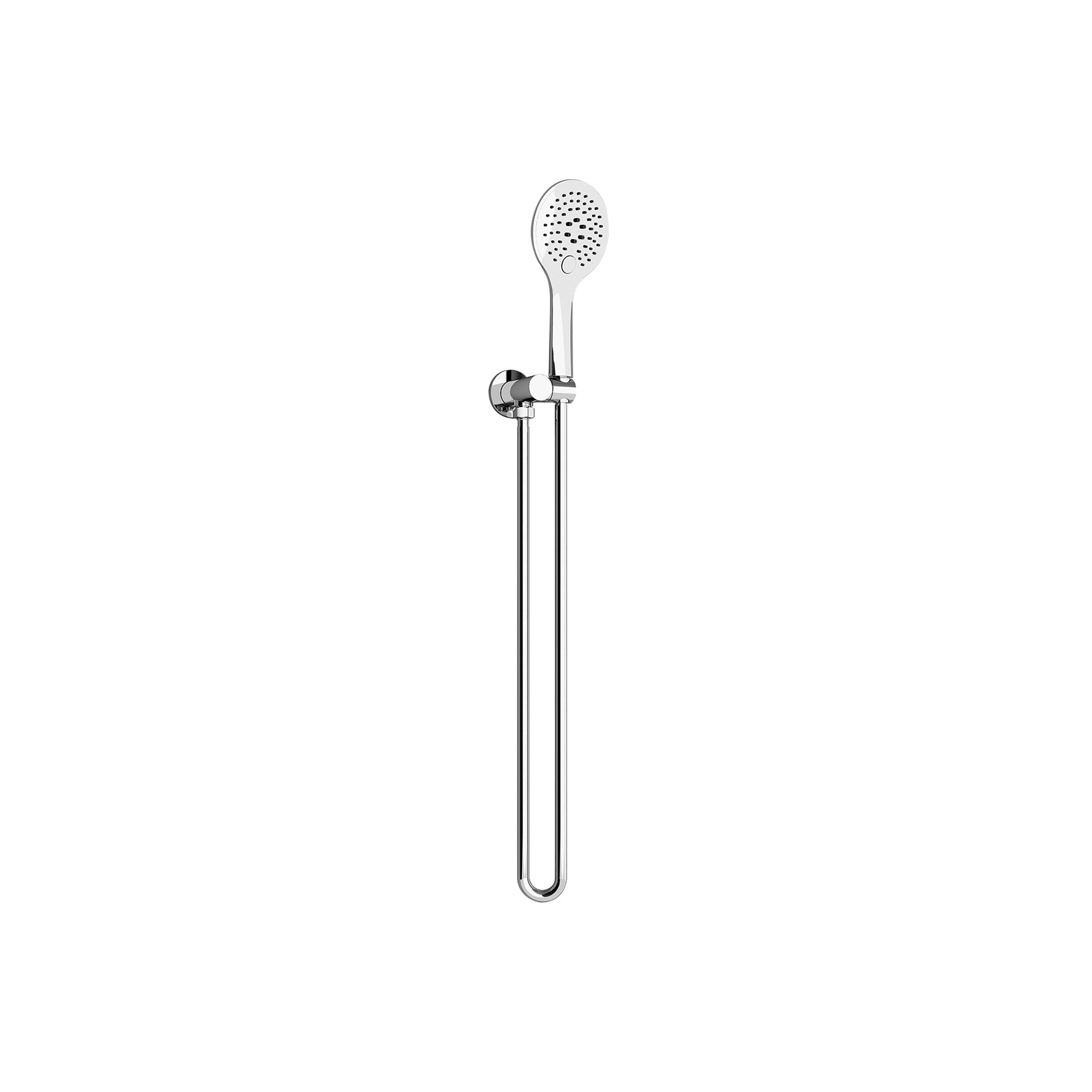 Rain Hand Held Shower on Bracket, Chrome NR305CH Nero Tradie Secret