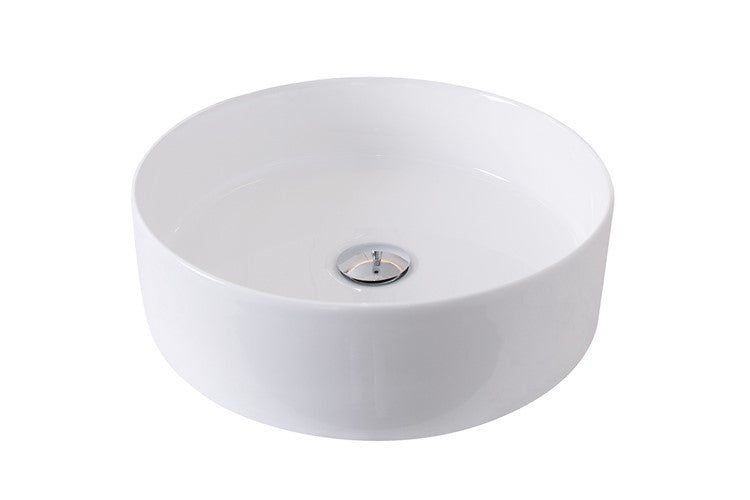 Robbie Above Counter Basin, Gloss White