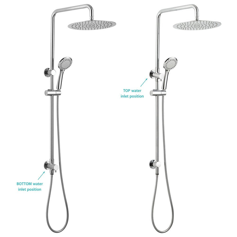 Stella Twin Shower Set, Chrome 455106 Fienza Tradie Secret