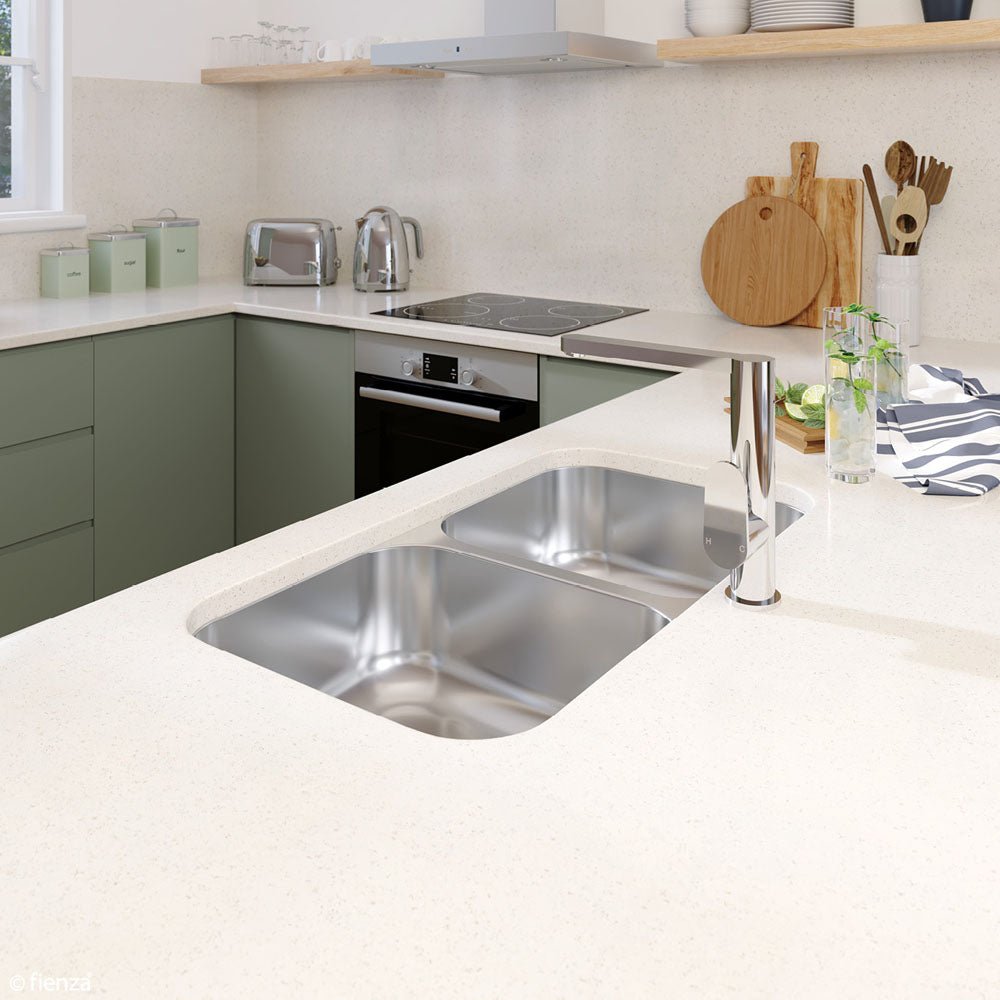 Tiva 785 Double Kitchen Sink 68109 Fienza Tradie Secret