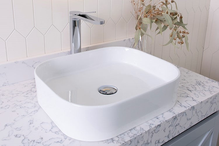 Louie Above Counter Basin, Gloss White